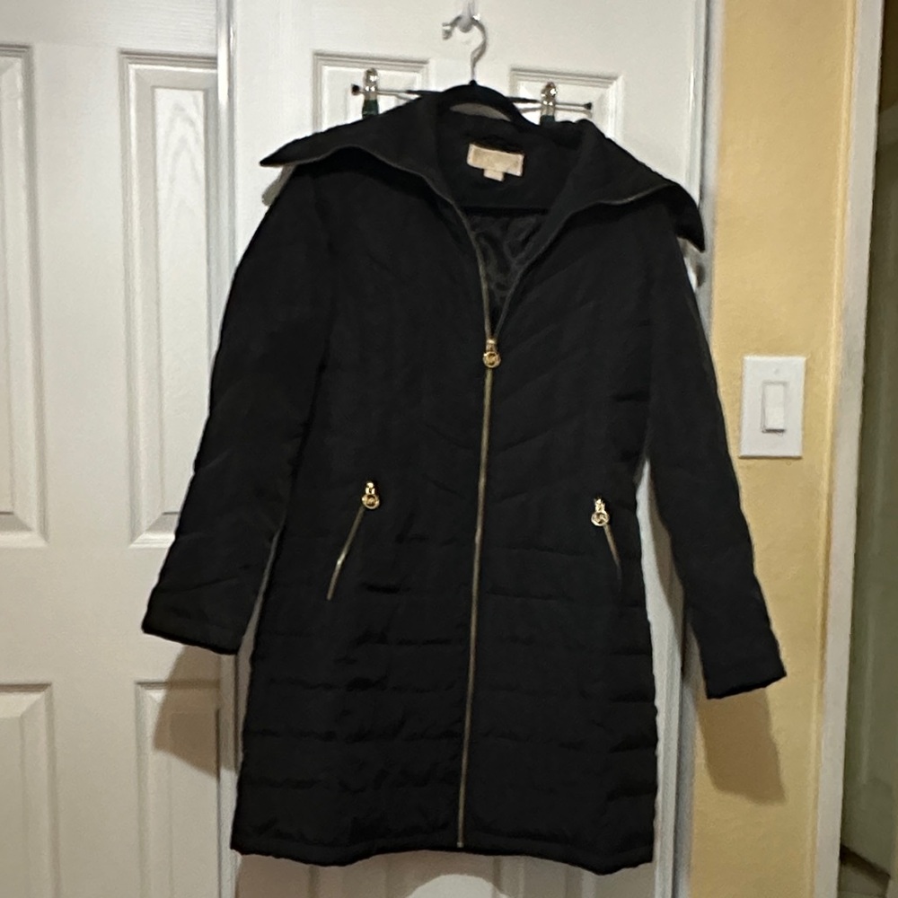 MICHAEL Michael Kors Black Puffer Coat